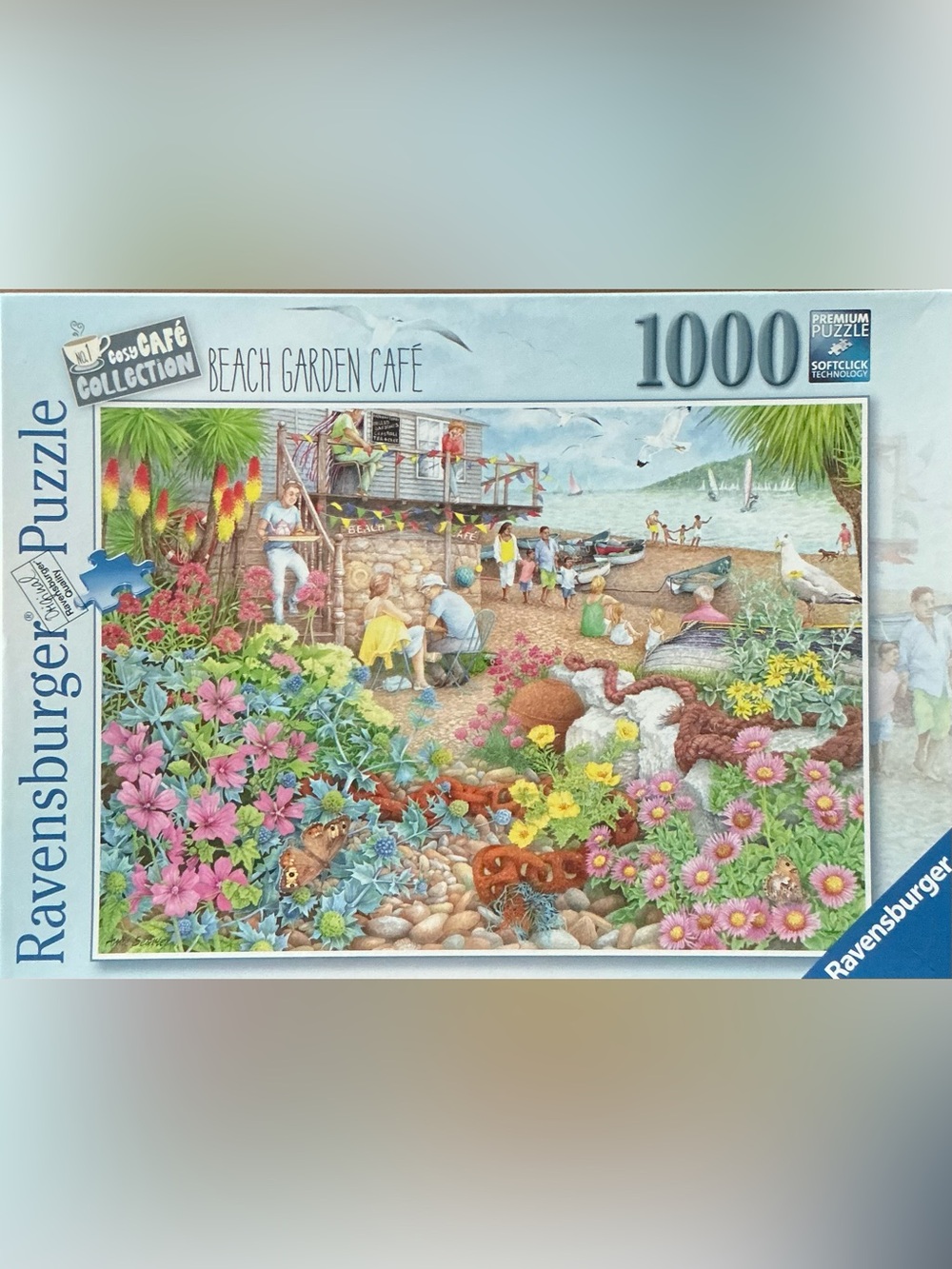 Ravensburger “Beach Garden Cafe” 1000 piece puzzle